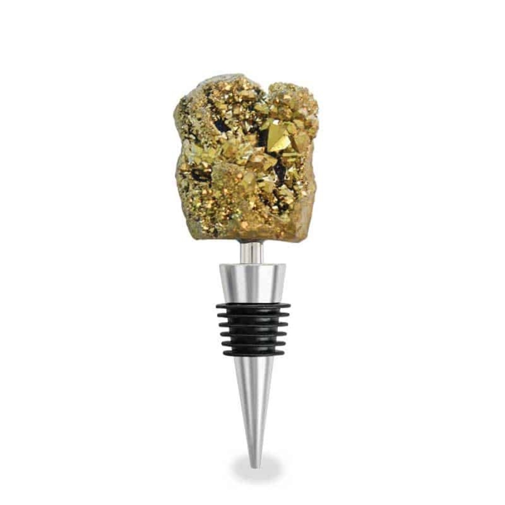 Gemstone Wine Stopper Wild Eye Design